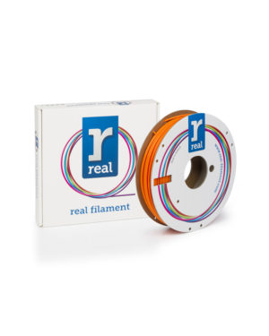 REAL PLA 3D Printer Filament - Orange - spool of 0.5Kg – 2.85mm (REFPLAORANGE500MM3)