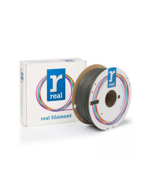 REAL PLA Matte 3D Printer Filament - Gray - spool of 1Kg - 2.85mm (REFPLAMATTEGRAY1000MM285)