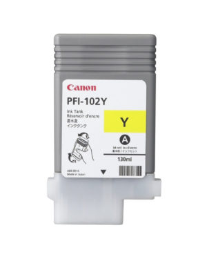 Canon Inkjet PFI-102Y Yellow (0898B001)