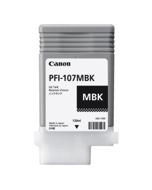 Canon Inkjet PFI-107MBK Matte Black (6704B001AA) (CANPFI-107MBK)