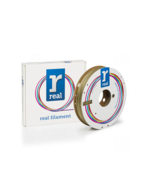 REAL PLA 3D Printer Filament - Sparkle Gold Medal - spool of 0.5Kg - 1.75mm (REFPLASPRKGOLD500MM175)