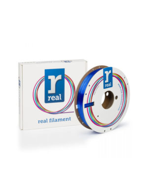 REAL PETG 3D Printer Filament-Translucent Blue - spool of 0.5Kg -1.75mm (REFPETGBLUE500MM175)