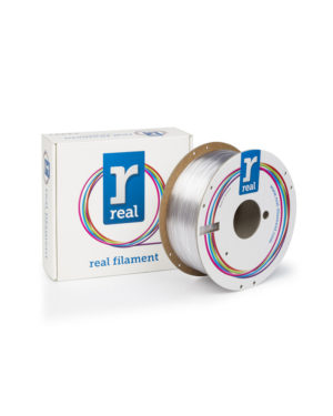REAL PETG 3D Printer Filament - Neutral - spool of 1Kg - 1.75mm (REFPETGNEUTRAL1000MM175)