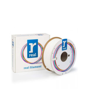 REAL PLA Matte 3D Printer Filament - White - spool of 1Kg - 2.85mm (REFPLAMATTEWHITE1000MM285)
