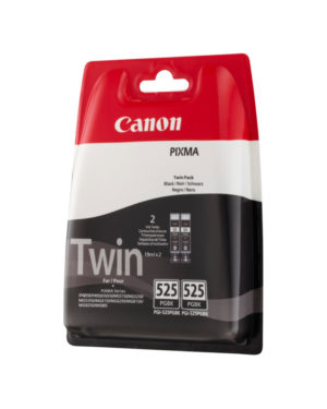 Canon Inkjet PGI-525BKTP Black Twin Pack (4529B010)