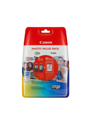 Canon Μελάνι Inkjet PG-540XLVP BLACK & TRI-COLOR + PHOTO PAPER (5222B013) (CANPG-540XLVP)