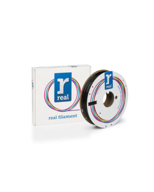 REAL PLA 3D Printer Filament - Black - spool of 0.75Kg - 2.85mm (REFPLABLACK750MM3)