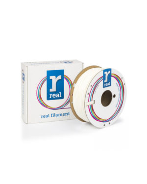 REAL PLA Tough 3D Printer Filament - White - spool of 1Kg - 1.75mm (REFPLATWHITE1000MM175)