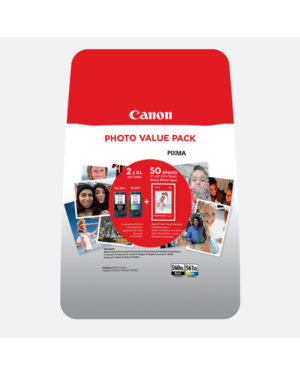 Canon Inkjet PG-560XL/CL-561XL + Photo Paper (3712C004)
