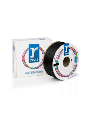 REAL PC ABS 3D Printer Filament - Black - spool of 1Kg - 1.75mm (REFPCABSBLACK1000MM175)