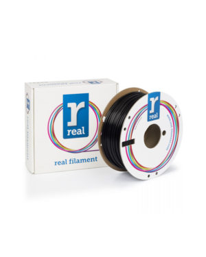 REAL PLA 3D Printer Filament -Black- spool of 1Kg - 2.85mm (REFPLARBLACK1000MM285)
