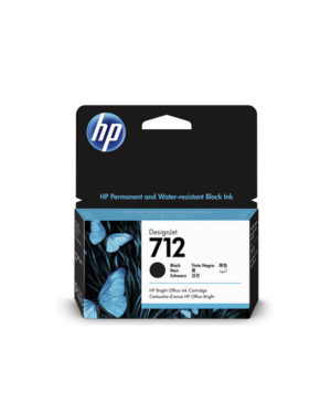 HP Μελάνι Inkjet No.712 Black (3ED70A)