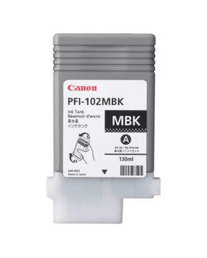 Canon Inkjet PFI-102MBK Matte Black (0894B001)