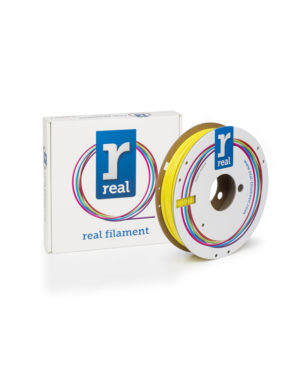 REAL PETG 3D Printer Filament - Yellow - spool of 0.5Kg - 2.85mm (REFPETGSYELLOW500MM3)