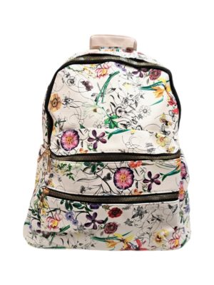 Γυναικείο backpack floral ΜΠΕΖ