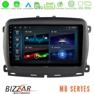 Bizzar m8 Series Fiat 500l 8core Android13 4+32gb Navigation Multimedia Tablet 10 u-m8-Ft410