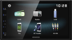 KENWOOD DMX-125DAB 6.8” WVGA DIGITAL MEDIA AV RECEIVER WITH DAB RADIO ! new!