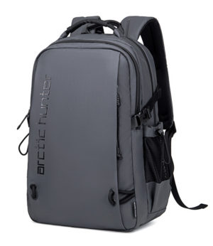 ARCTIC HUNTER τσάντα πλάτης B00530 με θήκη laptop 15.6, 24L, γκρι