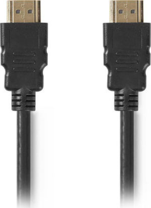 Nedis HDMI 1.4 Cable HDMI male - HDMI male 2m Μαύρο Nedis HDMI 1.4 Cable HDMI male - HDMI male 2m Μαύρο
