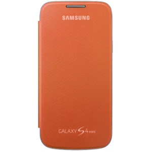 Θήκη Book Samsung EF-FI919BOEGWW για i9190/i9195 Galaxy S4 Mini Πορτοκαλί Bulk