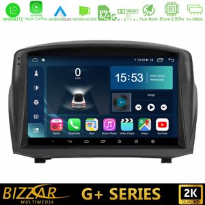 Bizzar g+ Series Ford Fiesta 2008-2016 8core Android12 6+128gb Navigation Multimedia Tablet 9 (Oem Style) u-g-Fd1451