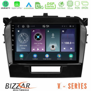 Bizzar v Series Suzuki Vitara 2015-2021 10core Android13 4+64gb Navigation Multimedia Tablet 9 u-v-Sz0162