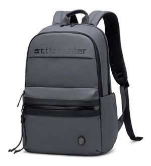 ARCTIC HUNTER τσάντα πλάτης B00536 με θήκη laptop 15.6, 21L, γκρι