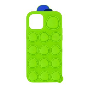 Θήκη Ancus TPU Pop It με Strap για Apple iPhone 13/ iPhone 14 Πράσινο με Σχέδιο και Κορδόνι
