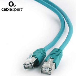 CABLEXPERT FTP CAT6 PATCH CORD GREEN SHIELDED 3M