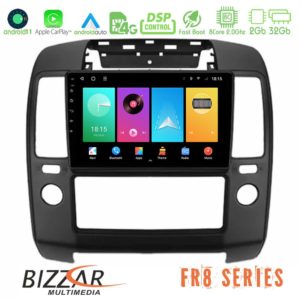 Bizzar fr8 Series Nissan Navara 8core Android13 2+32gb Navigation Multimedia Tablet 9 u-fr8-Ns0900