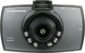 Scosche ddvr28g Κάμερα DVR Αυτοκινήτου 1080P με Οθόνη 2.4 για Παρμπρίζ με Βεντούζα