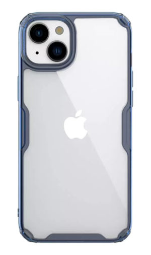 NILLKIN θήκη Nature Pro για iPhone 15 Plus, διάφανη-μπλε