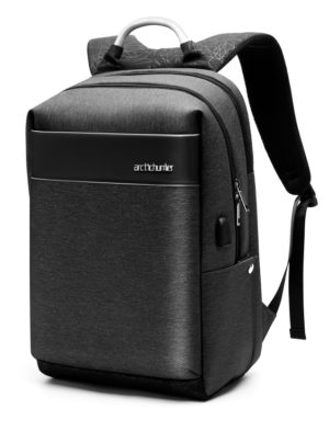 ARCTIC HUNTER τσάντα πλάτης B00218L, θήκη laptop 15.6, USB, 30L, μαύρη