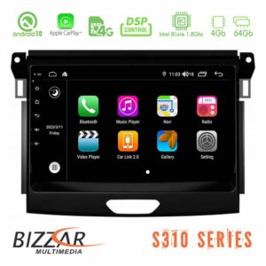 Bizzar S310 Ford Ranger 2017 - 2020 car pad 9 Android 10 Multimedia Station u-bz-G5574
