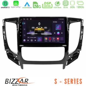 Bizzar s Series Mitsubishi L200 2016-≫ &Amp; Fiat Fullback (Auto A/c) 8core Android13 6+128gb Navigation Multimedia Tablet 9 u-s-Mt0719