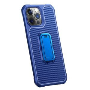 Θήκη Ancus Autofocus Shockproof με Βάση Στήριξης για Apple iPhone 12 Pro Max Μπλε