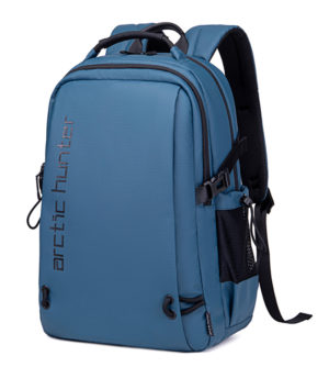 ARCTIC HUNTER τσάντα πλάτης B00530 με θήκη laptop 15.6, 24L, μπλε