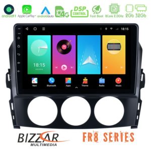 Bizzar fr8 Series Mazda mx-5 2005-2015 8core Android13 2+32gb Navigation Multimedia Tablet 9 u-fr8-Mz049n
