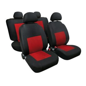 L5498.6 Καλύμματα Καθισμάτων Sport Set Κόκκινο / Μαύρο
