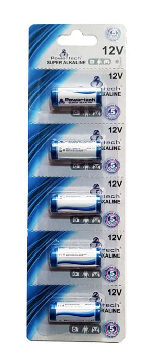 POWERTECH Super Αλκαλικές μπαταρίες PT-901 A23 12V, 5τμχ