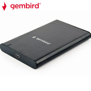 GEMBIRD USB 3.1 2,5 ENCLOSURE TYPE-C PORT BLACK