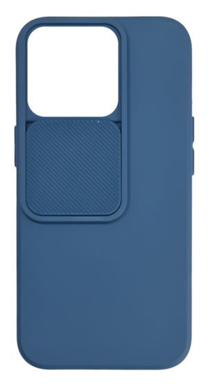 POWERTECH Θήκη Camshield Soft MOB-1885 για iPhone 15 Pro, μπλε