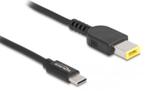 DELOCK καλώδιο τροφοδοσίας 87970, USB-C σε Lenovo 11x4.5mm, 1.5m, μαύρο