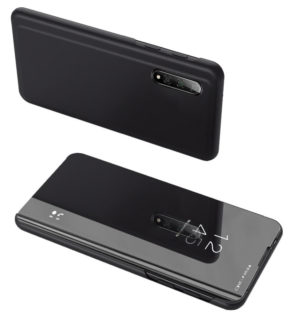 POWERTECH θήκη Clear view MOB-1599 για Xiaomi Mi 9, μαύρο
