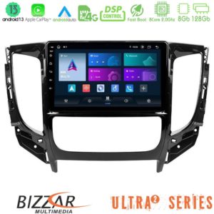 Bizzar Ultra Series Mitsubishi L200 2016-≫ &Amp; Fiat Fullback (Auto A/c) 8core Android13 8+128gb Navigation Multimedia Tablet 9 u-ul2-Mt0719