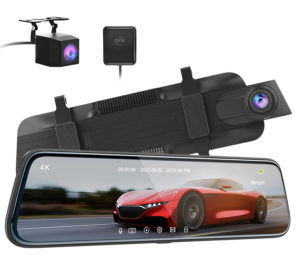 THIEYE σετ καθρέφτης αυτοκινήτου με κάμερα CarView 4, GPS, οθόνη 10, 4K