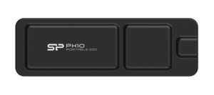 SILICON POWER εξωτερικός SSD PX10, 1TB, USB 3.2, 1050-1050MB/s, μαύρος