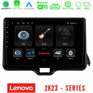 Lenovo car pad Toyota Yaris 2020-≫ 4core Android 13 2+32gb Navigation Multimedia Tablet 9 u-len-Ty1079