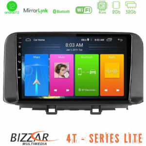 Bizzar 4t Series Hyundai Kona 2018-2023 4core Android12 2+32gb Navigation Multimedia Tablet 9 u-lvb-Hy0342