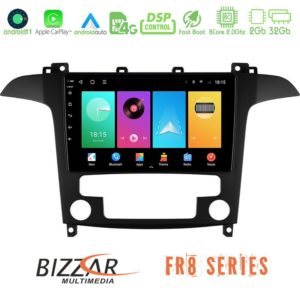 Bizzar fr8 Series Ford s-max 2006-2012 8core Android13 2+32gb Navigation Multimedia Tablet 9 u-fr8-Fd409